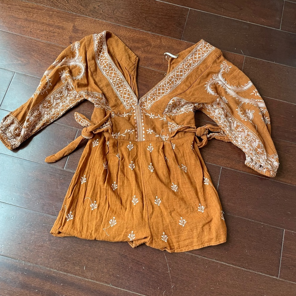Free people embroidered romper